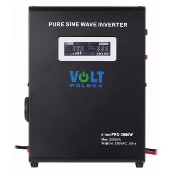 VOLT POLSKA SINUS PRO 2000W 24V Puhas Siinuslaine Inverter/Laadija 1400W Pidev