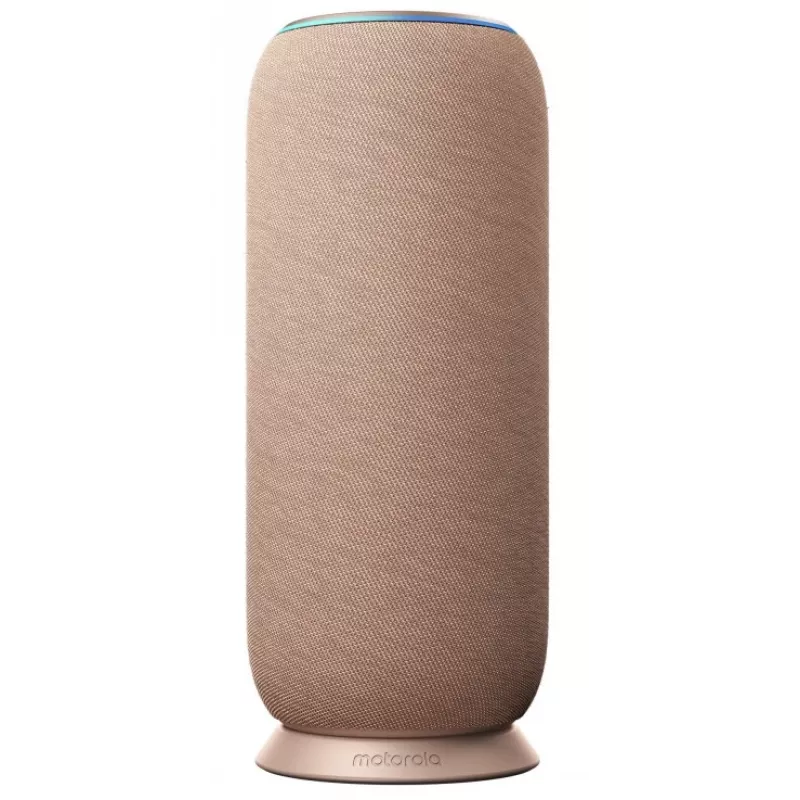 MOTOROLA Sound Flow kõlar XT2549-1 30W väljundvõimsus Sound by Bose Wi-Fi BT Airplay2 Google Spotify UWB 6000mAh IP67 dokilaadimine soe taupe
