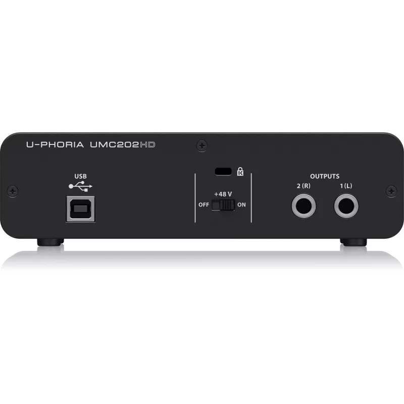 Behringer UMC202HD USB heliliides MIDAS eelvõimenditega