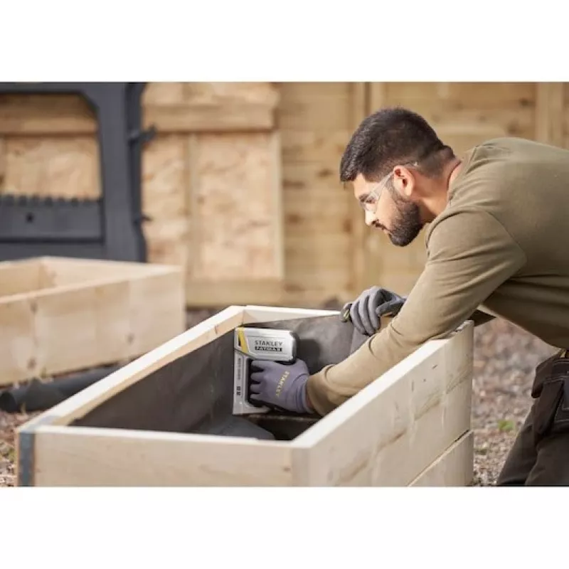 Stanley FMHT70443-0 FatMax Light Duty Staple Gun - Must, Hõbe, Kollane