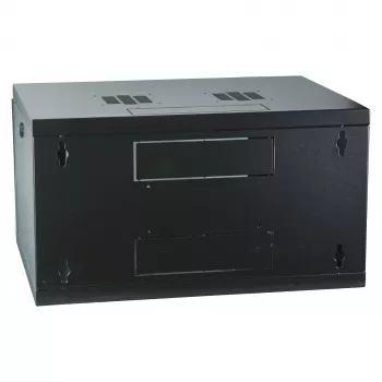 EFB-ELEKTRONIK 19-tolline seinakapp 6U, fikseeritud, 1-osaline, RAL 9005 süsimust, sügavus 450 mm (691706VTS.45)