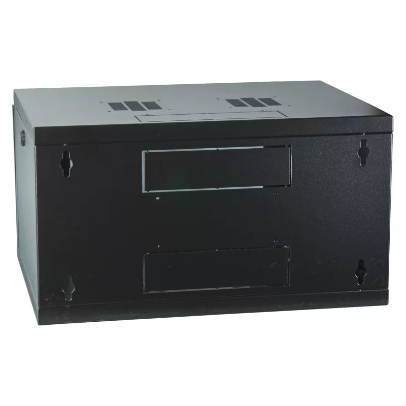 EFB-ELEKTRONIK 19-tolline seinakapp 6U, fikseeritud, 1-osaline, RAL 9005 süsimust, sügavus 450 mm (691706VTS.45)