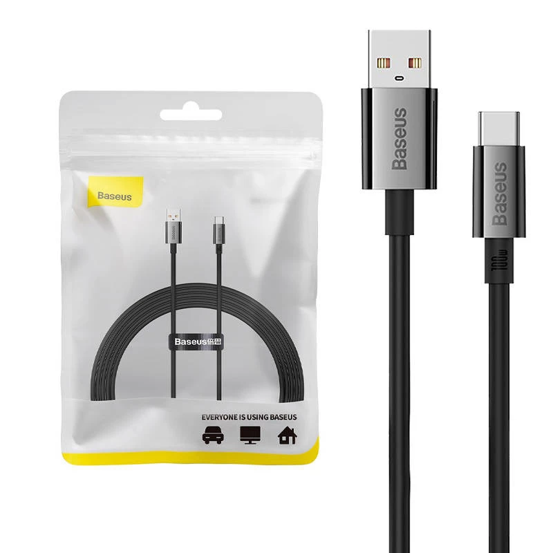 Baseus Superior 100W USB to USB-C kaabel 2m Must