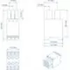 Teltonika Networks 2x3-pin toiteühendus - klemmliist, 6-pin, 10A, 300V, roheline
