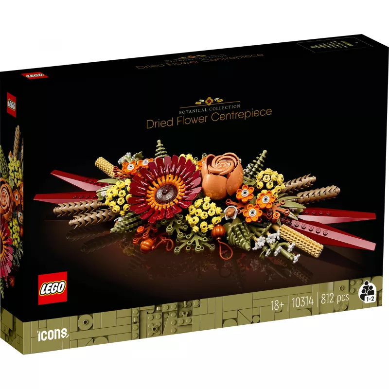 LEGO ICONS 10314 Kuivatatud lillede keskkaunistus