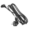 Maclean MCTV-854 külmseadme toitekaabel, 3-pin, must, 1,5 m