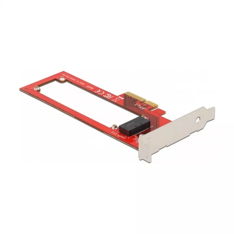 Delock PCI Express x4 kaart 1 x EDSFF E1.S pesaga - madal profiil