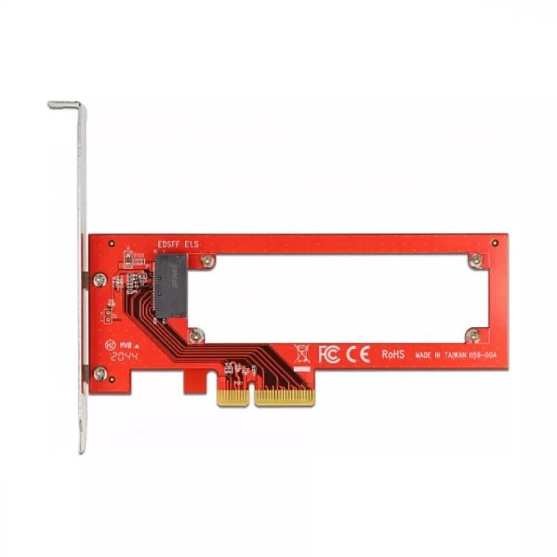 Delock PCI Express x4 kaart 1 x EDSFF E1.S pesaga - madal profiil