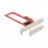 Delock PCI Express x4 kaart 1 x EDSFF E1.S pesaga - madal profiil
