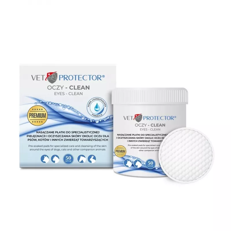 JM SANTE VET PROTECTOR Eye Clean Wipes 50 Pieces