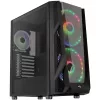 Aerocool NightHawk Duo Midi-Tower, karastatud klaasiga - must