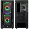 Aerocool NightHawk Duo Midi-Tower, karastatud klaasiga - must