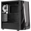 Aerocool NightHawk Duo Midi-Tower, karastatud klaasiga - must
