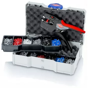 KNIPEX 97 90 27 Crimp-Set juhtmehülside jaoks, 13 tükki, 0,08-10 mm², isereguleeruv