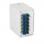 EFB-ELEKTRONIK DIN Rööbas Fiiberoptiline Jaotuskarp OS2 G652D 12xSC Pigtail 6x SC-Dupleks Adapter (BHS70223.12)