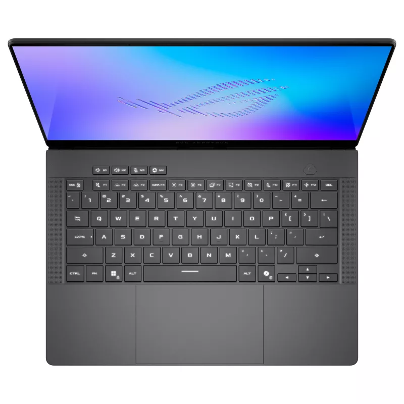 ASUS ROG Zephyrus G14 GU405AW-SY033W mängusülearvuti, 14-tolline 3K OLED 120Hz, Intel Core Ultra 9 386H, 64GB LPDDR5x, 2TB SSD, GeForce RTX 5080 16GB, Windows 11 Home