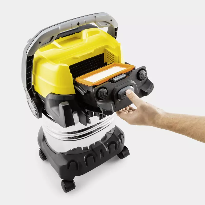 Kärcher WD 7 Control P S 30/6/35/T märg- ja kuivtolmuimeja, 1400 W, 30 L, roostevaba teras