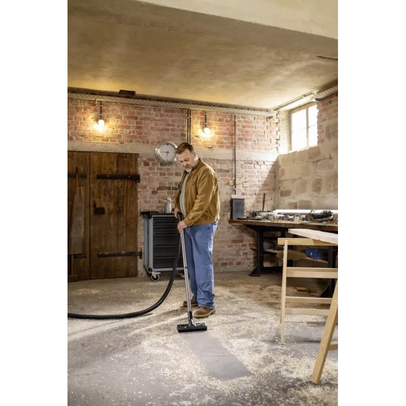 Kärcher WD 7 Control P S 30/6/35/T märg- ja kuivtolmuimeja, 1400 W, 30 L, roostevaba teras