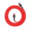 Baseus Cafule USB-C to USB-C kaabel 60W 1m Punane