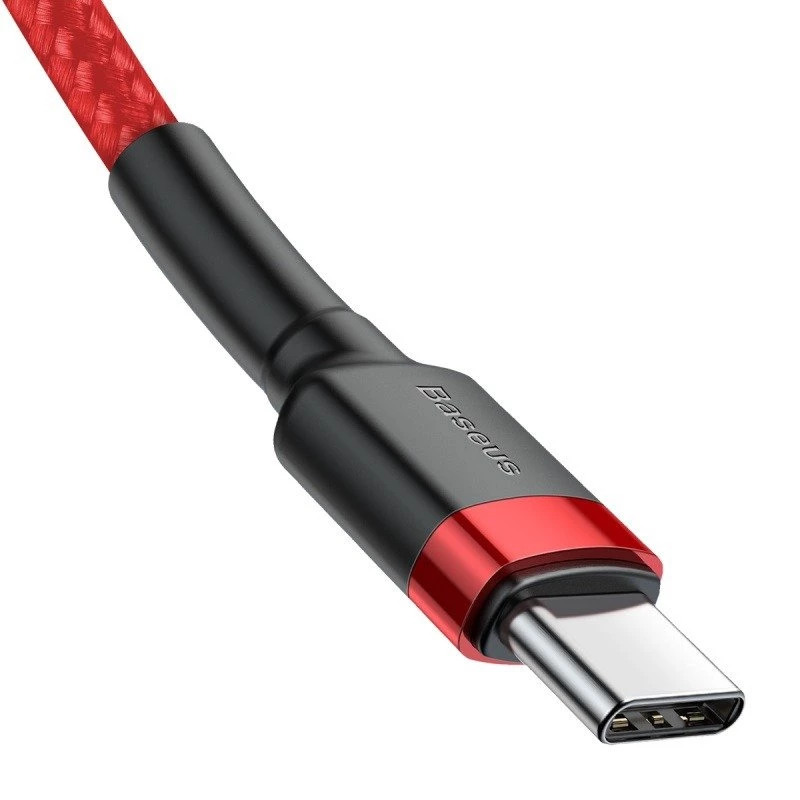 Baseus Cafule USB-C to USB-C kaabel 60W 1m Punane
