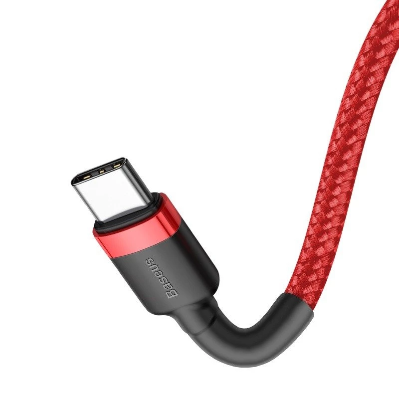 Baseus Cafule USB-C to USB-C kaabel 60W 1m Punane