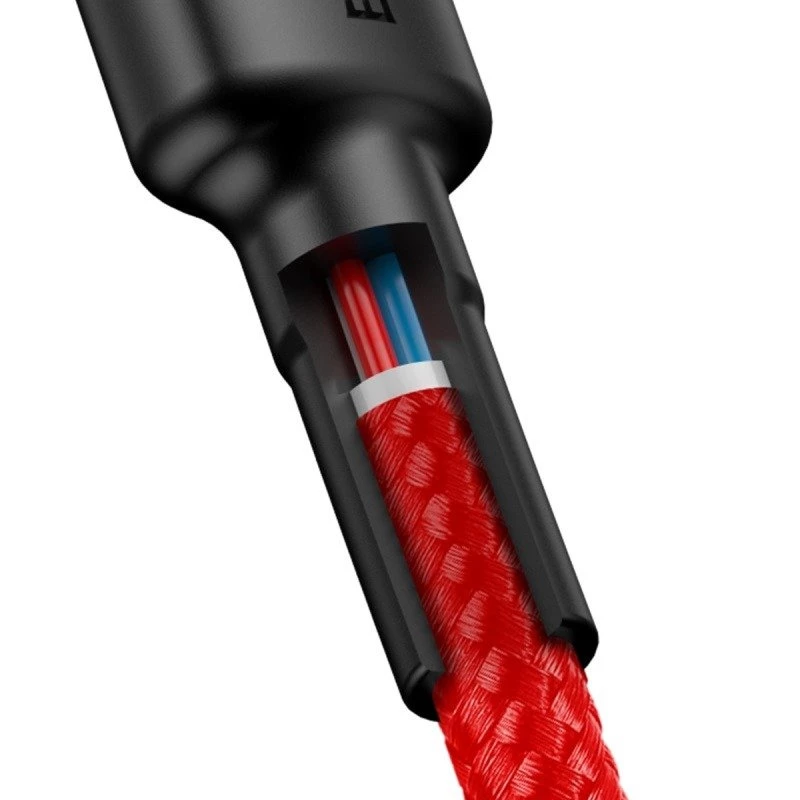 Baseus Cafule USB-C to USB-C kaabel 60W 1m Punane