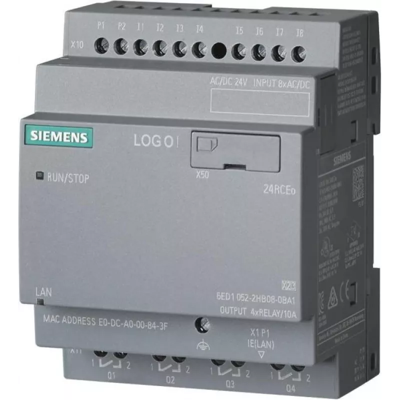 Siemens LOGO! 24 RCEo Logic Module 6ED1052-2HB08-0BA2