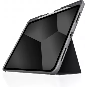 STM Dux Plus Folio iPad Pro 11-tollisele / iPad Air 4./5. põlvkonnale - Must/Läbipaistev