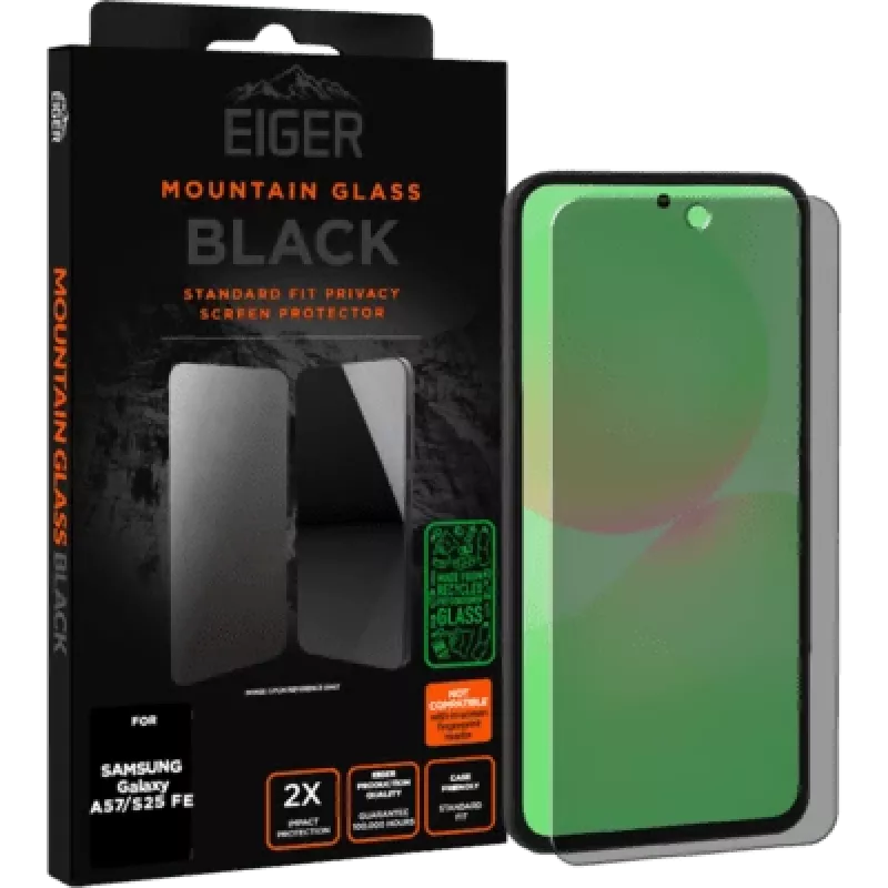 Eiger SP Mountain Black Privacy Galaxy A57/S25 FE