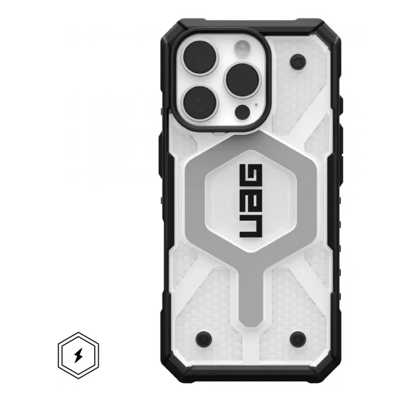 Urban Armor Gear 114464114343 Mobiiltelefoni ümbris 16 cm (6,3 inch) Kaitseümbris Must, Hall, Valge