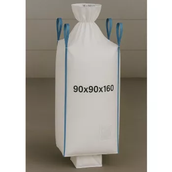 EXTRALINK Big Bag U+2 90x90x160cm 1000kg tühjendusavaga