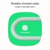 GREEN CELL USB-C to USB-C PowerStream 100W Punutud Kaabel 1,2 m Must
