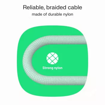 GREEN CELL USB-C to USB-C PowerStream 100W Punutud Kaabel 1,2 m Must