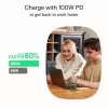 GREEN CELL USB-C to USB-C PowerStream 100W Punutud Kaabel 1,2 m Must