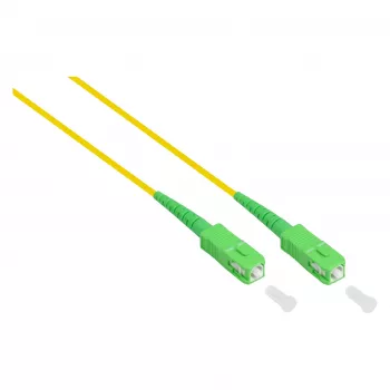 GoodConnections Good Connections OS2 Single-Mode Simplex Fiber Optic Patch Cable LC/SC 9/125µm 30m Yellow