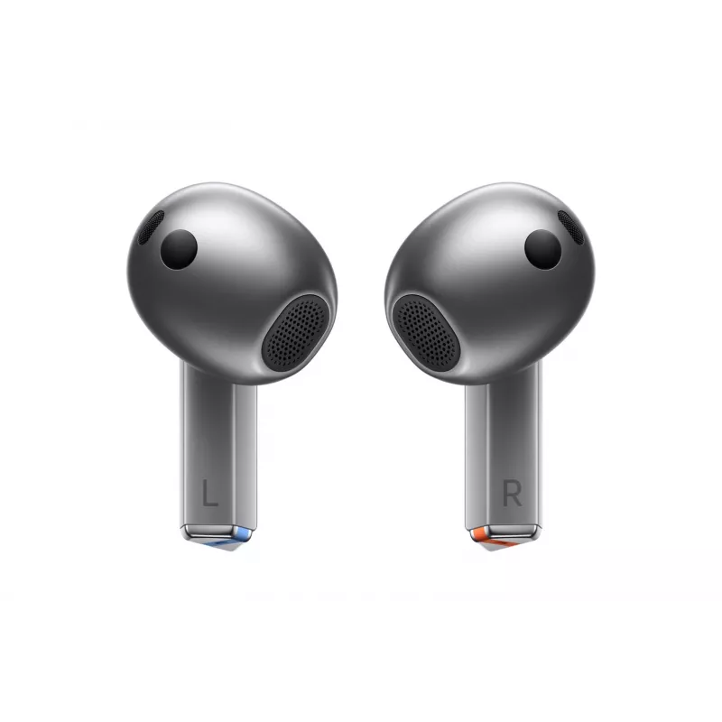 Samsung Galaxy Buds3 True Wireless Stereo (TWS) In-Ear Headset with Active Noise Cancellation, Bluetooth 5.4, IP57, Silver