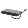 Mobilis USB-C dokijaam 8-in-1 100W PD HDMI 4K VGA Space Gray