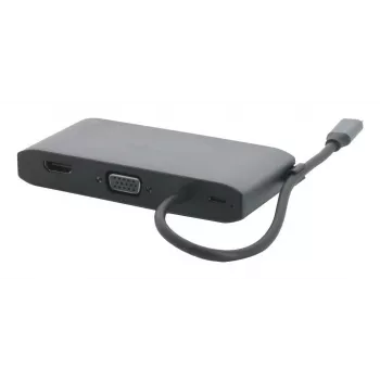 Mobilis USB-C dokijaam 8-in-1 100W PD HDMI 4K VGA Space Gray