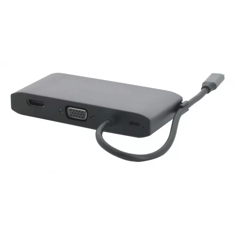 Mobilis USB-C dokijaam 8-in-1 100W PD HDMI 4K VGA Space Gray
