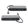 Mobilis USB-C dokijaam 8-in-1 100W PD HDMI 4K VGA Space Gray