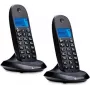 Motorola C1002CB+ DECT juhtmeta telefon 2 toruga, must, taustvalgustusega ekraan, käed-vabad, 50-kohaline telefoniraamat