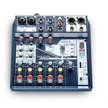 Soundcraft Notepad-8FX Analoogmikser koos Lexicon-efektidega