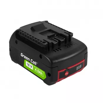 Green Cell PTBO18V4 Juhtmeta Tööriista Aku 18V 4Ah Li-Ion Bosch Tööriistadele Asendus GBA1600Z00038
