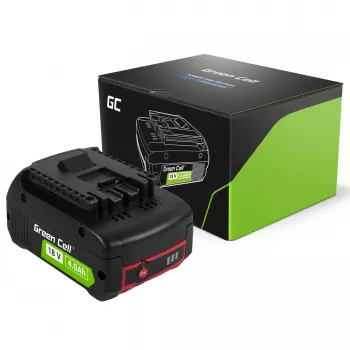 Green Cell PTBO18V4 Juhtmeta Tööriista Aku 18V 4Ah Li-Ion Bosch Tööriistadele Asendus GBA1600Z00038
