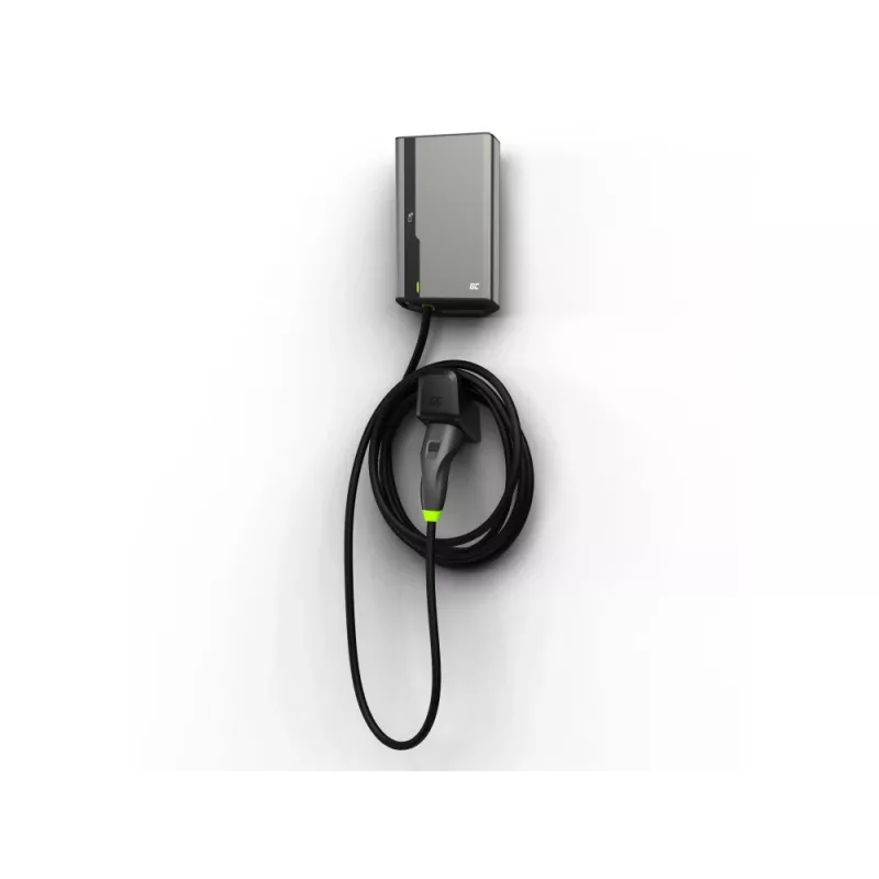 Greencell Habu Holder EV laadimiskaabli hoidik Type 2 pistikutele - Must
