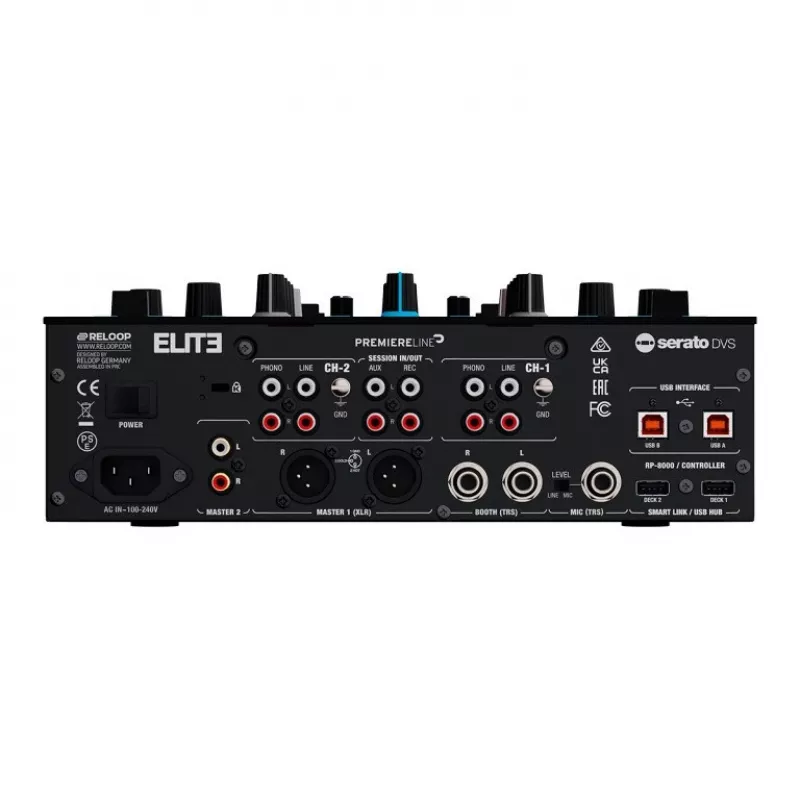 RELOOP Elite – Professionaalne 2-kanaliline DVS-mikser Serato DJ Pro jaoks