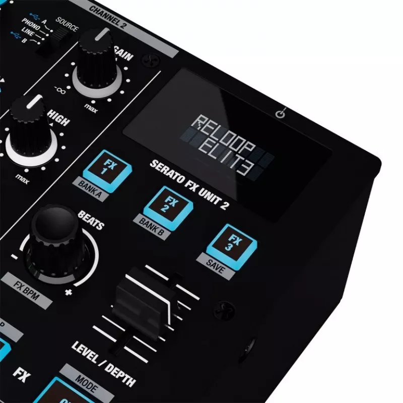 RELOOP Elite – Professionaalne 2-kanaliline DVS-mikser Serato DJ Pro jaoks