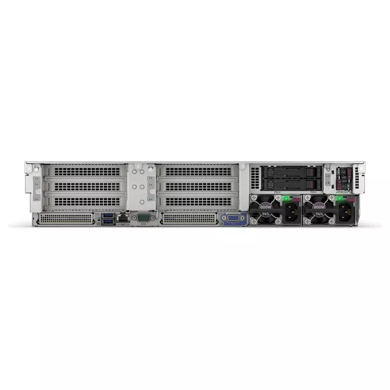 HPE ProLiant DL380 Gen11 2U Rack Server - Intel Xeon Silver 4510 12-Core 2.4GHz - 64GB DDR5 - 2x480GB SSD - MR408i-o - 2x1000W PSU