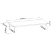 TECHLY ICA-MS 600TY Ühe monitori lauakinnitus - Must, 17 inch-32 inch, VESA 75x75/100x100, kandevõime 9 kg