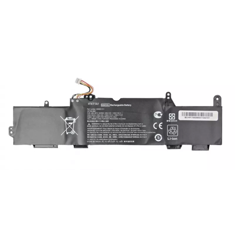 MITSU Aku HP EliteBook 735 G5, 745 G5, 840 G5 jaoks - 2200 mAh, 11.55V, Li-Polümeer, 3 elementi